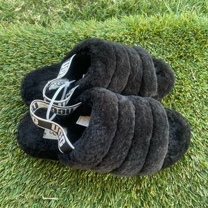 Women’s UGG Yeah Fluff Slingback Slippers sz 7